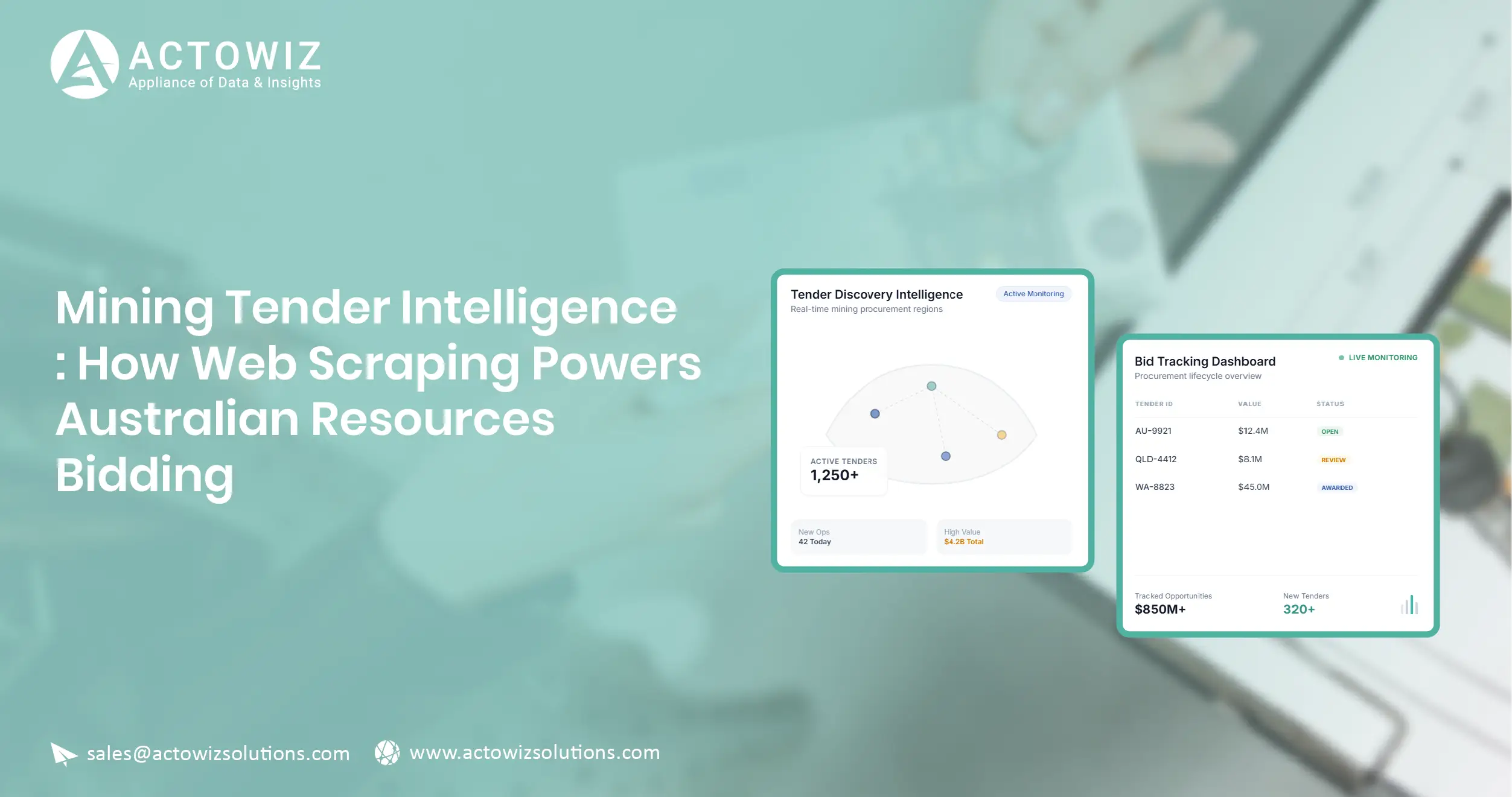 Mining Tender Intelligence: How Web Scraping Powers Australian Resources Bidding